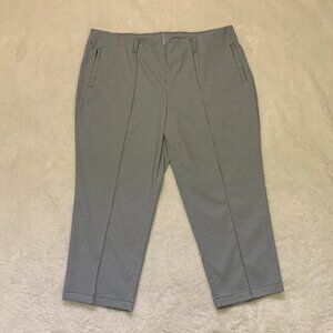 NVO by Lanctot Womens Sz 18 Bria Capri Comfort Waist NWT Black White